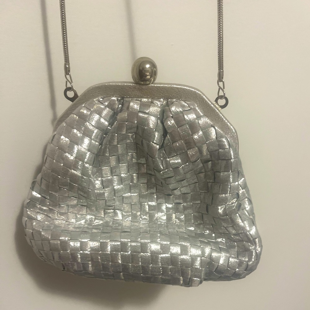 La Regale Metallic Crossbody purse